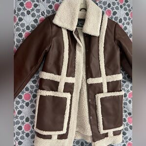 Levi’s Sherling Faux Leather Coat XS